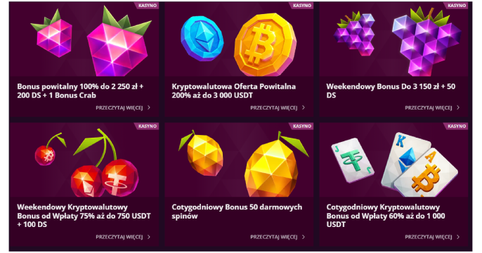 malina casino bonuses
